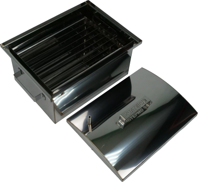 Коптильня двухъярусная нержавейка МК.03+сумка из брезента в подарок